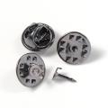 50pcs/lot Metal Brooch Pins Back Clasps Nail Tie Tack Lapel Buckle Button Back Caps For Jewelry Making Findings DIY Accessories. 