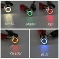 19mm 22mm Electronics Chrome Pin Foot Led Light Metal Push Button Momentary Switch Waterproof 12v 220v 24v 3v 6v LED Button Switch. 