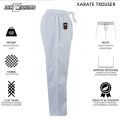 White Karate Taekwondo Trousers / Pants Gi MMA Martial Arts Trousers For Kids, Boys, Men's & Women's  Lightweight Student Kungfu pant 000-9 size - Zaw Trading. 