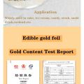 24K Gold Foil Edible Gold Leaf Sheets for Cake Decoration Steak Real Gold Paper Gold Flake Cooking Drink Food Dessert Gold Leaf. 