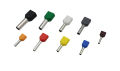 Double Pipe Twin Cord Electrical Wire Insulated Ferrules Crimp Terminal Block Connector Terminator. 