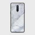 OnePlus 8 Cover - SkinLee HQ Infinity Glass Case (Soft) - White Marble - SKINLEE-255-1-921-474. 