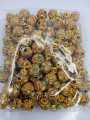 Golden Zari and Multi Diamond Beads Latkan - 25 Pieces. 