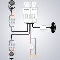 1 PC Mini Driving Fog Lights for Motorcycles, Cars, Jeeps - Spot Light LED Bike Light, Night Vision Projector Lense, Mini Turtle Lights, Fog Light Mini. 