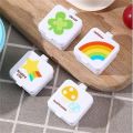 Set of 4 Cots and Cuddles Small Sauce Holders for Bento Lunches – Fun Mushroom Print Lid – Perfect for Kids’ Meals, Picnics, or Office Snacks. 