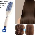 Self Cleaning Hair Brush, One-Click Cleaning Telescopic Hair Comb, Anti-Static Telescopic Hairbrush, Anti-Hair Entangled Automatic. 