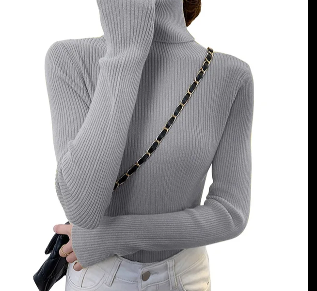 Slim Fit High Neck for Ladies Women - Winter Stuff - Warm Turtle Neck for Girls - High Quality High Neck Comfortable Fit