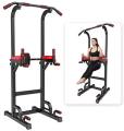 Power Tower Pull Up Bar, Adjustable Height Pull Up & Dip Station Multi-Function Home Gym Strength Training Fitness Workout Station. 