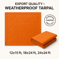 Heavy-Duty Waterproof Tarpaulin - Durable UV-Resistant Material with Reinforced Corners for All Weather Protection. 