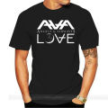Angels & Airwaves Love AVA Mens Black Tops Tee T-Shirt Full-figured. 