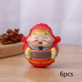 6x Traditional Chinese Figurine Statue Collectible for Home Desktop Bedroom. 