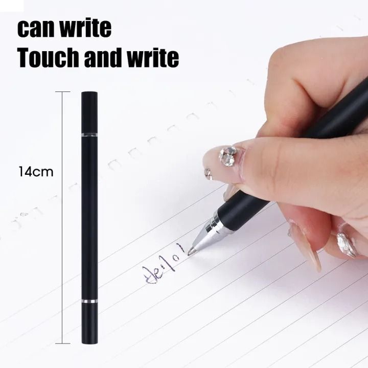 2%20In%201%20Stylish%20Universal%20Practical%20Dual-use%20Capacitive%20Tablet%20Stylus%20Pen%20Exquisite%20Double-headed%20Silicone%20Disc%20Drawing%20Tablet%20Phone%20Capacitor%20Pen%20-%20Image%204