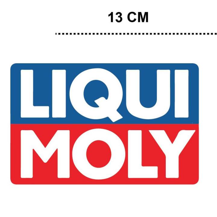 Liqui Moly Bike Stickers Vinyl Decal Exterior Mudguard Fuel Tank Helmet Die Cut Sticker L X H 13 X 8.3 cm