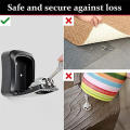 Key Cabinet Organizer Wall Mounted Waterproof Key Storage Lock Box with Mounting Kit. 