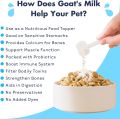 iHeartDogs Goat’s Milk for Dogs & Cats - 3-in-1 Food Topper Powder, Liquid Milk or Dog Ice Cream - Powdered Goat Milk with Probiotics 150gm. 
