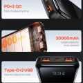 Remax RPP-623 PD 20W QC 22.5W Super Fast Charging Power bank 20000mAh With LED Display. 