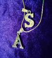 Alphabetic S And S Locket For Necklace Unisex. 