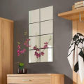 16 pcs DIY Mirror Tile Wall Mirror Mirror Film Self Adhesive Sticker Foil Cherry Super Store. 