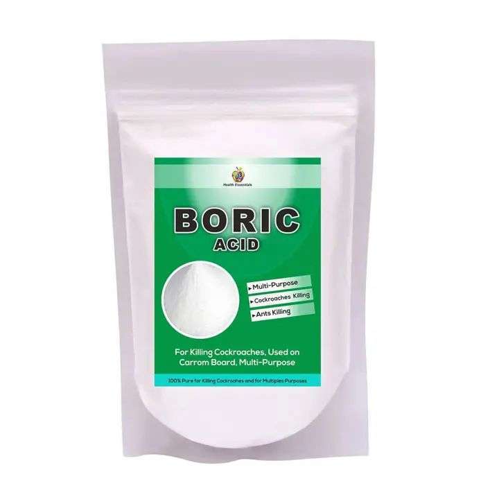 Boric Acid 100% Pure for Killing Cockroahes and for Multiples Purposes 50 Grams