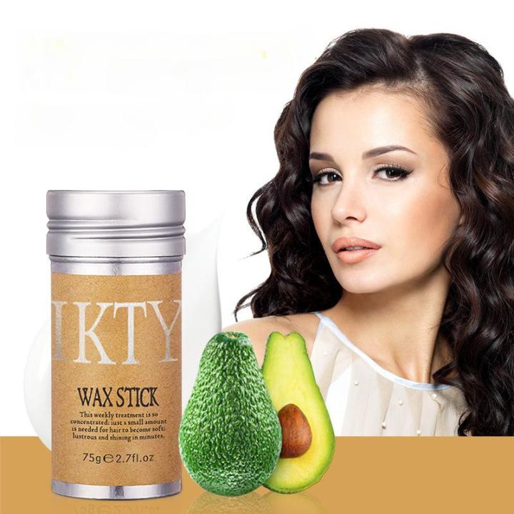 Hair Wax Stick,Professional Strong Hold Hair Styling Gel,Slick Stick Hair Pomade for Flyaways and Edge Frizz Hair,Non-greasy Long Lasting Gels Hair Cares Make Broken Hair Look Neat & Tidy 75 gram