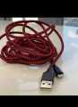 iPhone Data Cable 3m, Premium Nylon Double Layer, USB to Lightning, Durable Charging and Data Transfer. 