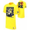 Yellow Tshirt Cotton All New Design John Cena Tshirt Never Give Up T-shirt Respect Earn It The Day Authentic Short Sleeve T-Shirt John Cena All Design and Color Available For Men T shirt. 