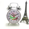 Chinese style chick pecking rice classic retro nostalgic bedroom high volume student home clockwork mechanical alarm clock. 