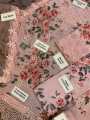 Iznik Pink Luxury Chikankari Lawn Dress. 