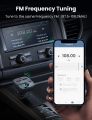 UGREEN__ Car Bluetooth Adapter - Car Charger + Bluetooth FM Transmitter PD/QC 3.0/4.0, Support Hand-Free Calling/MP3 Audio Playing/TF&USB Driver/Voltage Display. 
