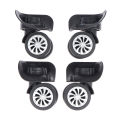 4Pcs Suitcase Luggage Universal 360 Del gree Swivel Wheels Trolley Wheel Tools. 