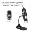 Digital Microscope 500X Portable 8 LED Light Adjustable Dimmer Practical Hand Held Microscope Computers Real-Time Video Inspection Magnification Digital Zoom Microscope Camera. 