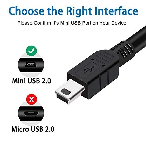 USB%20A%20to%20Mini%20B%20Data%20Transfer%20USB%20Charging%20Cable%20for%20PC,%20Laptop,%20Car%20Dash%20Cam,%20Digital%20Camera%20-%20Image%202