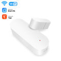 Tuya Smart Wi-Fi Door Sensor Window Sensor Door Magnetic Alarm Detector Independent Magnetic Sensor 2.4GHz WiFi One-Key Connect. 