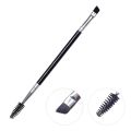 1pcs Rubber Handle 2-1pc 2 in 1 Double Head Eyebrow brush+Eyelash brush Makeup Tools Cosmetic Brushes Eye lash Make up Brushes brochas maquillaje. 