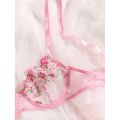 【Happier】 Lingerie 1 Pcs Floral Embroidery Underwear Transparent Lace Short Skin Care Kits Delicate Fairy Set Woman 2 Pieces. 