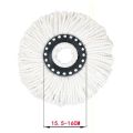 4 Pcs Mop Refill Micro Fiber Head - White. 