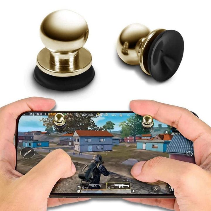 Triger For Pubg / Trigers For Pubg  Trigger Metal Button Mini Fire Button Gaming Controller Trigger Button For Pubg Perfect Stucking Position and Strong Grip On Smart Phone Screen Long Service Life Pubg Trigger