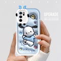 FELMYST for OPPO A16 A16S Back Cover Cartoon Cute Kuromi Melody Print Monster Lens Phone Case. 