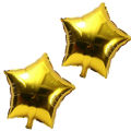 Happy Birthday Golden and Black - Pink Silver - Black and Silver Decoration Setsincluding  Black Banner , Background Curtains , Stars Foil Balloons & Latex Balloons in Golden Black. 