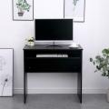 Black Computer Desk PC Laptop Table Home Office Study Workstation Gaming. 