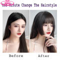 BUQI Princess Cut Bangs Hair Extension Synthetic Wig Piece Hime Cut Japanese Anime Liu Hais Synthetic Bangs Hair Piece Clip. 