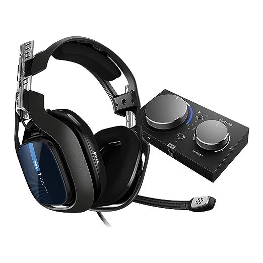 ASTRO Gaming A40 TR Wired Headset + MixAmp Pro TR with Dolby Audio for PlayStation 5, PlayStation 4, PC, Mac - Black