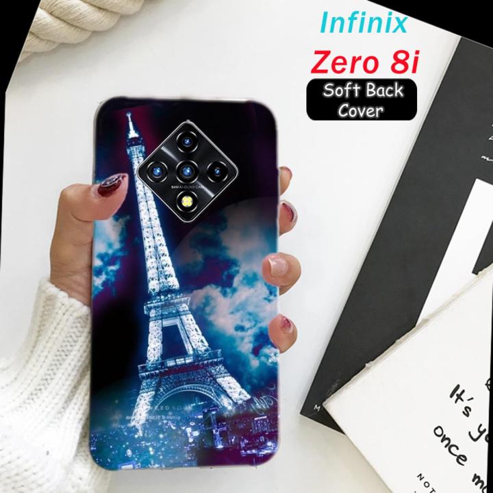 Infinix Zero 8i Back Cover - Eiffal Tower 2Gud Soft Case Cover