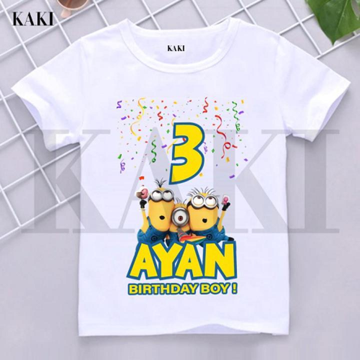 Minions Birthday Shirt - Minions Birthday T-shirt for Boys