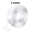 Double Sided Adhesive Nano Tape Transparent Strong Washable Adhesive Traceless Gel Tape Removable and Reusable Sticky Anti Slip Tape for Home Wall Room Office Decor. 