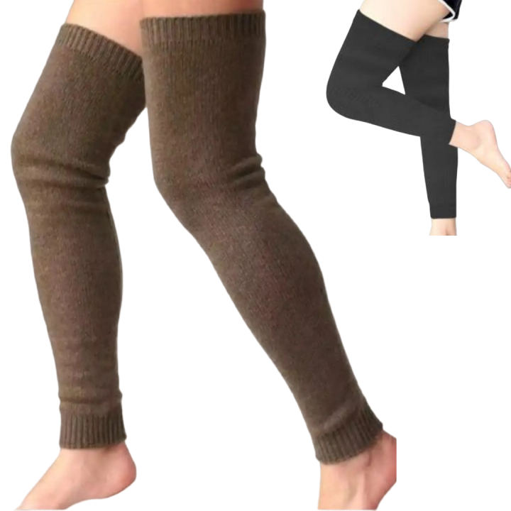 High Quality Fleece Inside - Leg Warmer Warm Knee Brace Pad - 1 Pair Men Women Leg Warmers For Men and women