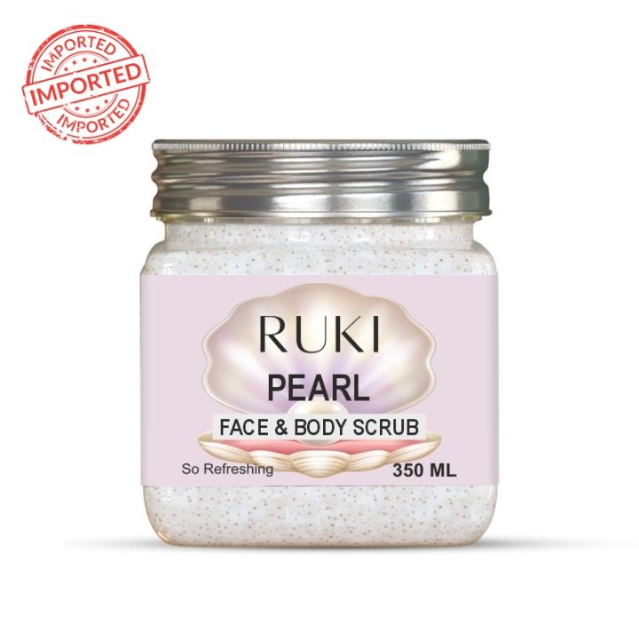 RUKI Body Scrub For Exfoliate & Cleansing  Body, Hand, Foot and Deep Scrub for Full Body