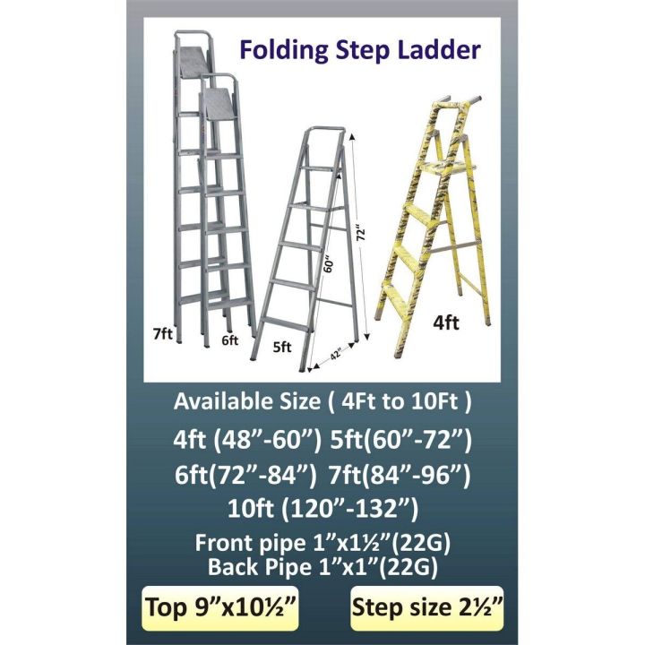 7%20Step%20Folding%20Ladder%207ft%20with%20PVC%20non%20Slipped%20Pedal,%20Strong%20and%20Heavy%20Duty%20IRON%20Body,%20for%20Household%20Work%20-%20Image%204