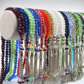 8mm 99 Beads Crystal Prayer Beads Tasbih Tasbeeh Masbaha Bracelet Islamic Muslim, With Free Gift for Kids (Sticker, Golden Scarf pin, Balloon, Pair of Girls Hair Poni) By Mall City Zone. 