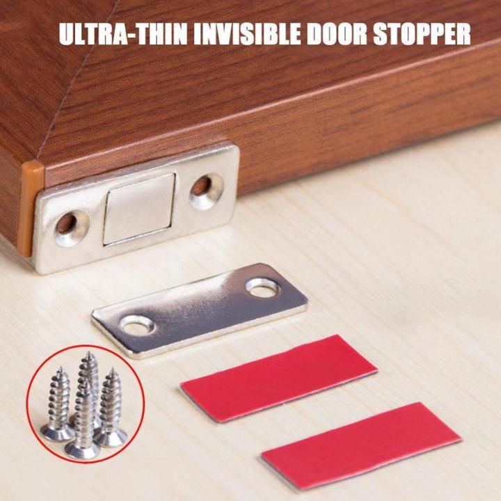 2PCS%20Of%20Set%20Magnetic%20Door%20Stopper%20And%20Thin%20Invisible%20Magnetic%20Cabinet%20Catches%20With%20Screw%20On%20Your%20Closet%20Cupboard%20-%20Image%204